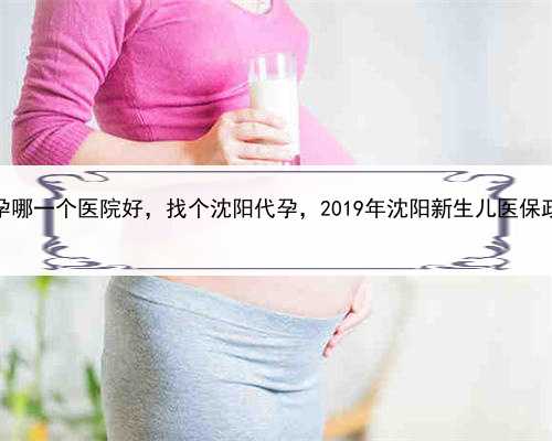 代孕哪一个医院好，找个沈阳代孕，2019年沈阳新生儿医保政策