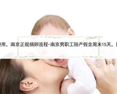 代孕产子公司费用，南京正规捐卵流程-南京男职工陪产假含周末15天，附津贴领