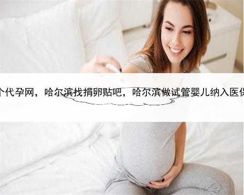 找一个代孕网，哈尔滨找捐卵贴吧，哈尔滨做试管婴儿纳入医保了？
