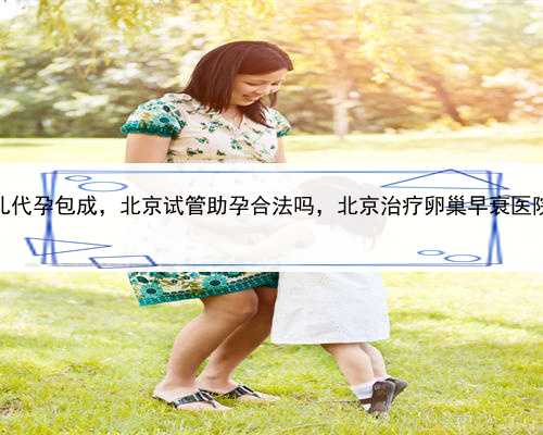 试管婴儿代孕包成，北京试管助孕合法吗，北京治疗卵巢早衰医院有哪些